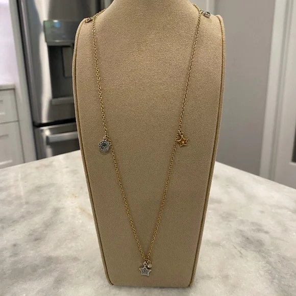 NWOT Coach Charm Necklace and Earrings Set - Picture 2 of 12